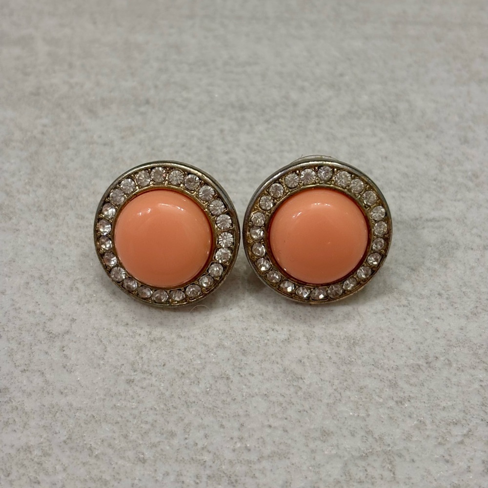 Aldo Round Stud Earrings with Diamond Accents